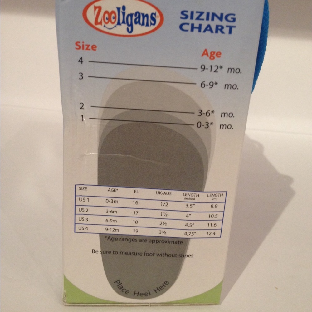 NWT- Baby Zooligans Soft Soled Booties - Picture 7 of 8